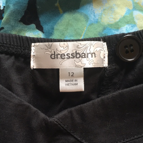 Strapless two tone with floral print dress size 12 - Picture 6 of 9